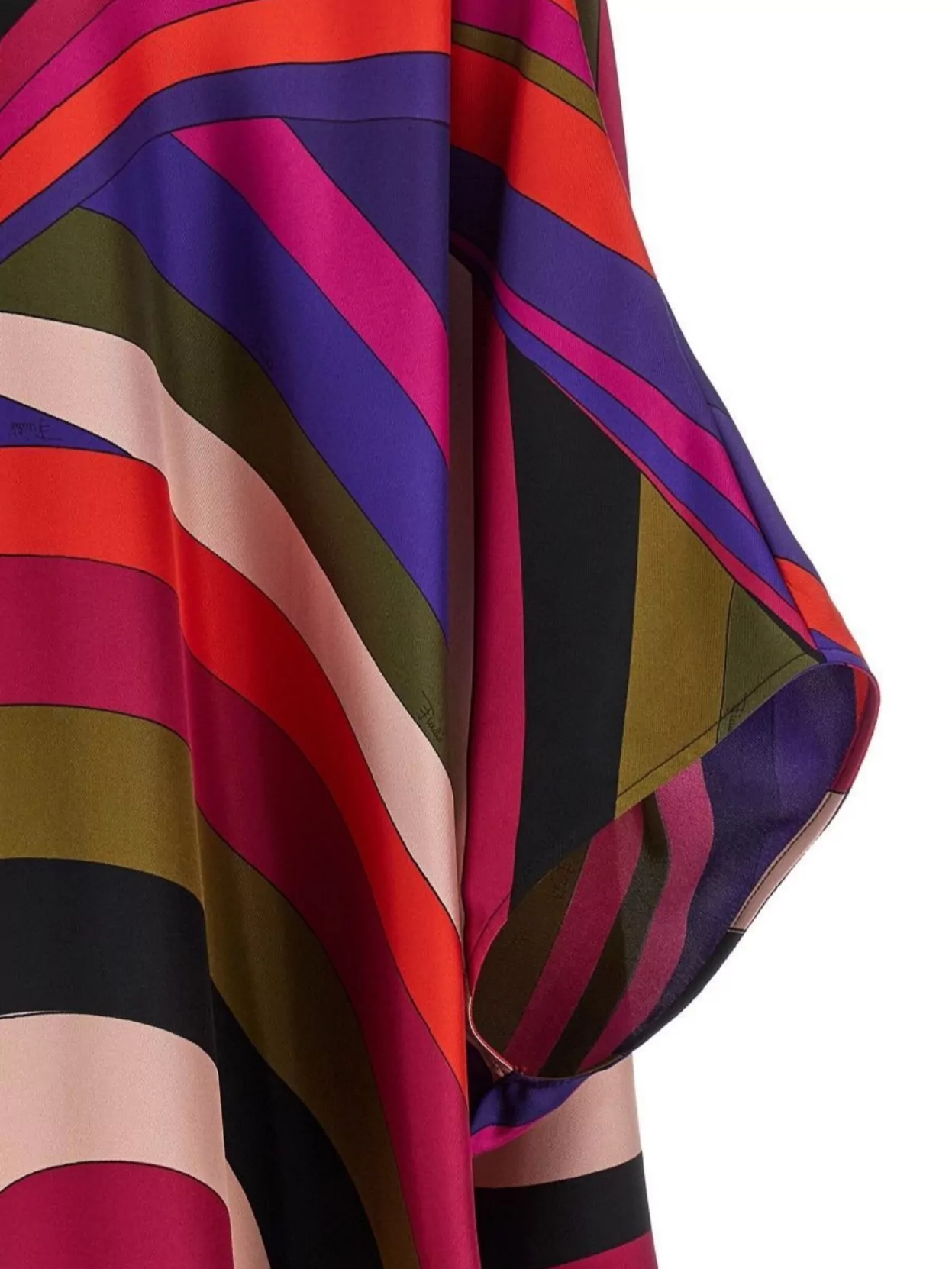 Pucci Loose Fit Patterned Caftan With Back Tie