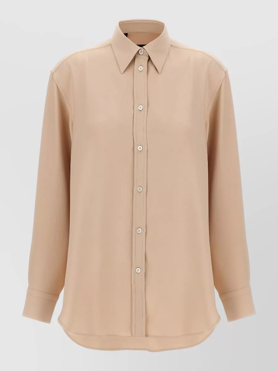 Brioni silk long-sleeve shirt