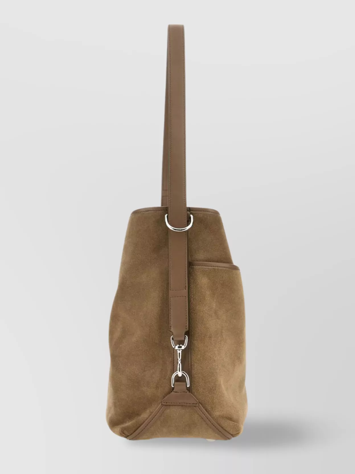 Hogan Shoulder Bag Suede Front Pocket