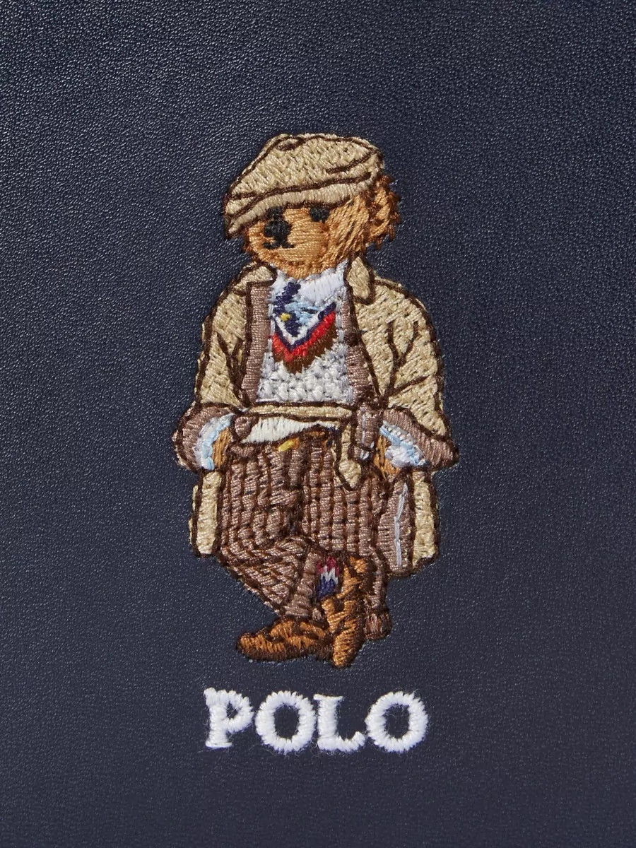 Ralph Lauren Foldable Wallet Embroidered Design Cardholder