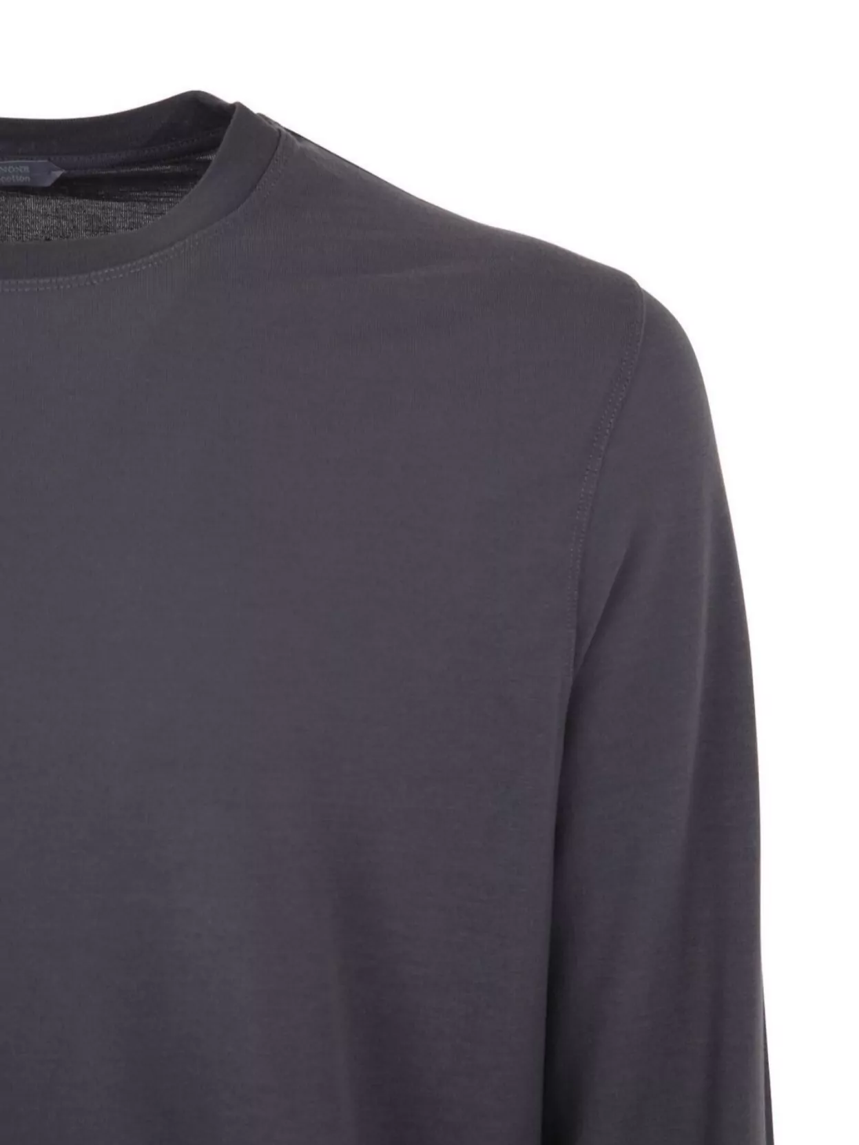 Zanone Crew Neck Long Sleeves Plain T-Shirt