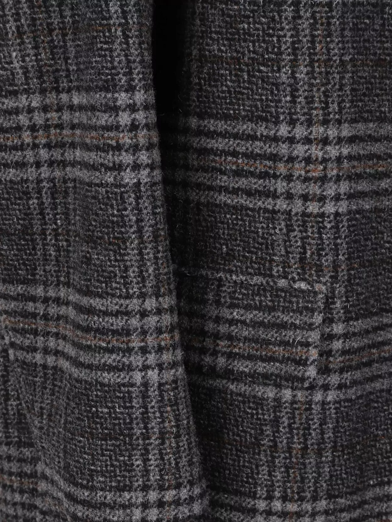 Isabel Marant Étoile Limiza Wool Coat Checked Pattern In Gray