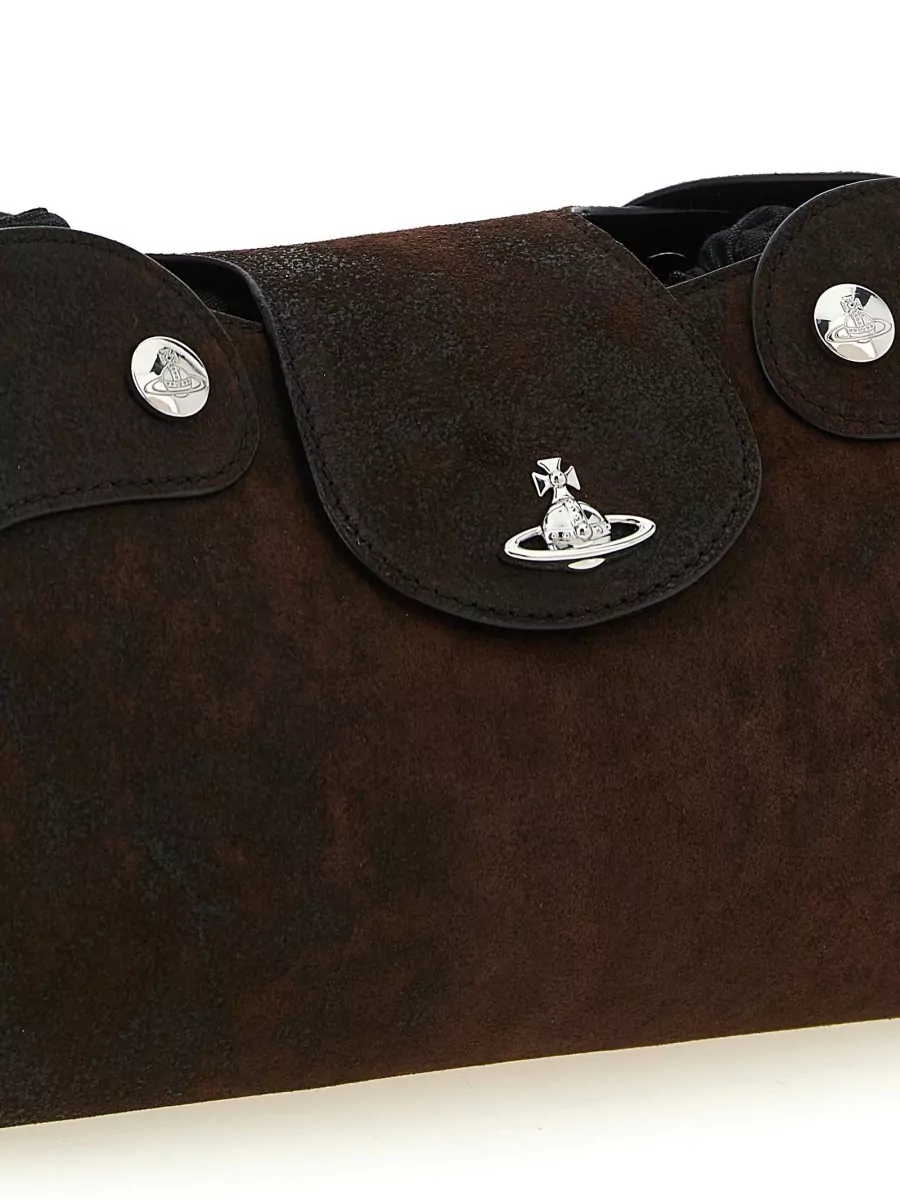 Vivienne Westwood Wilma Leather Clutch Bag