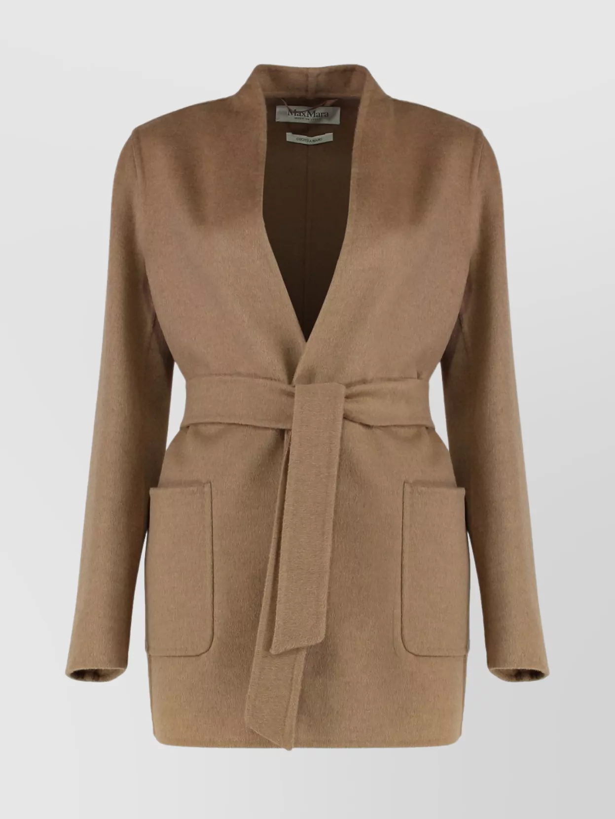 Max Mara Classy Coat Style Jacket In Brown