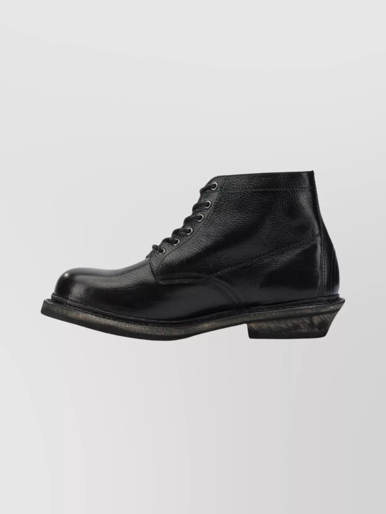 Our Legacy Leather Ankle Boots Textured Sole