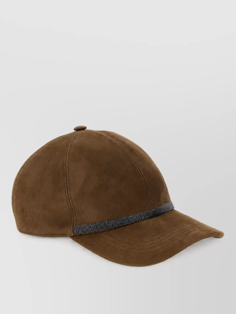 Brunello Cucinelli Suede Baseball Cap