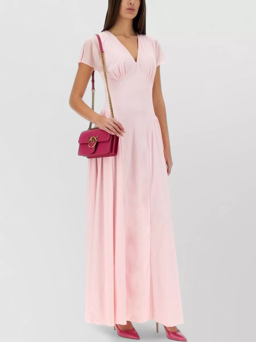 Rotate Birger Christensen Draped Maxi Dress