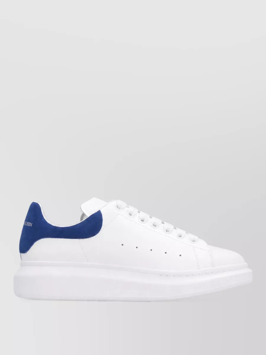 Mc Queen leather low-top sneakers