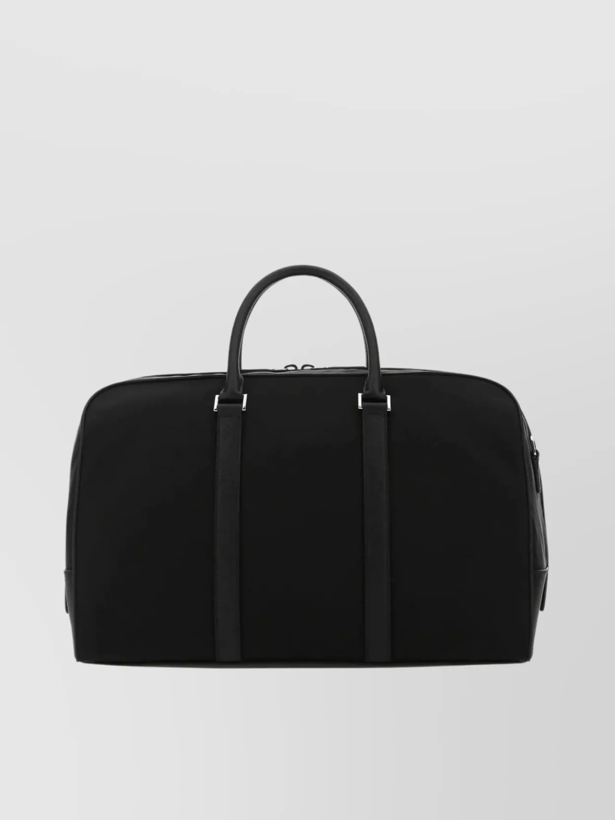 Shop Prada Nylon Travel Bag Leather Accents