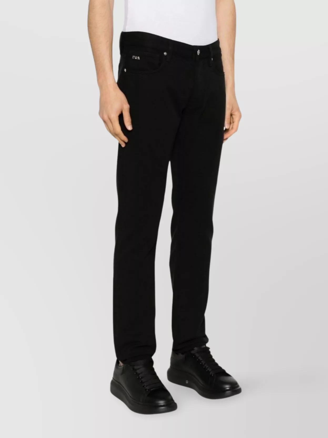 Emporio Armani Slim Fit Jeans Belt Loops