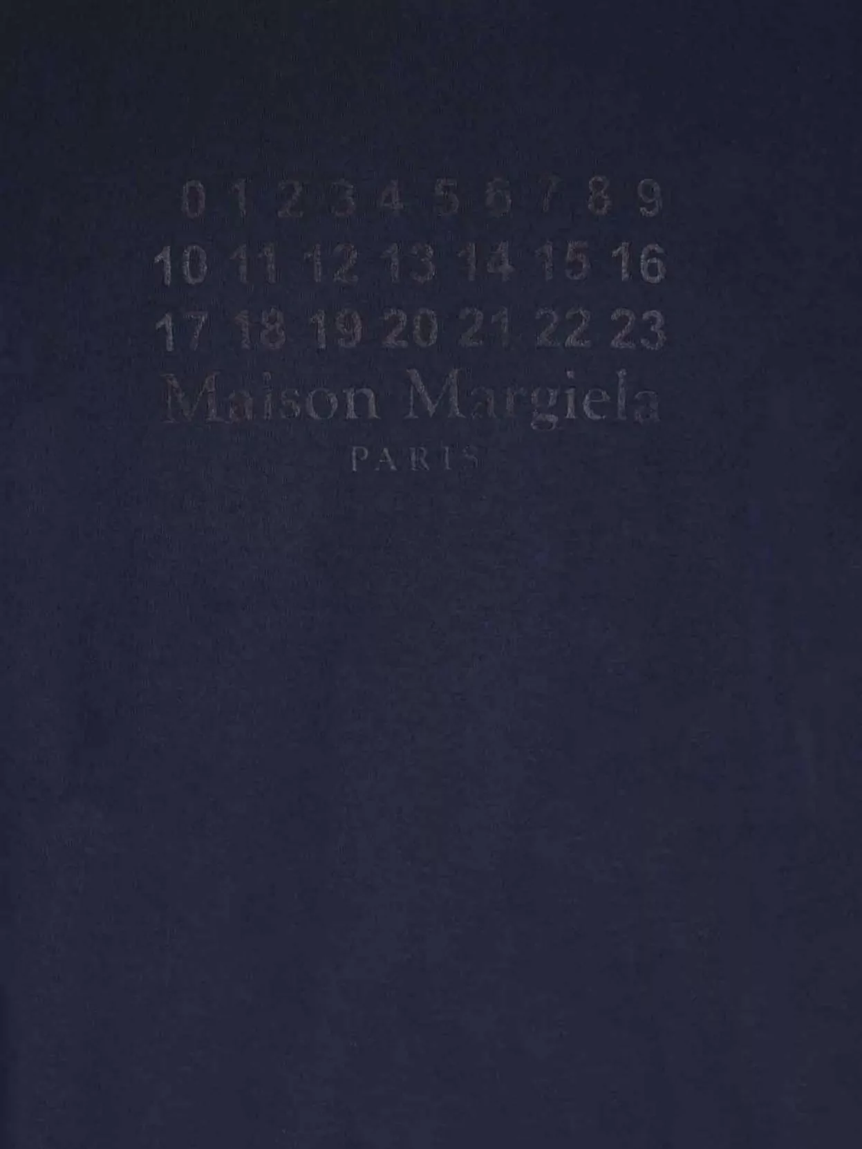 Maison Margiela Graphic Print Crew Neck Short Sleeve Top
