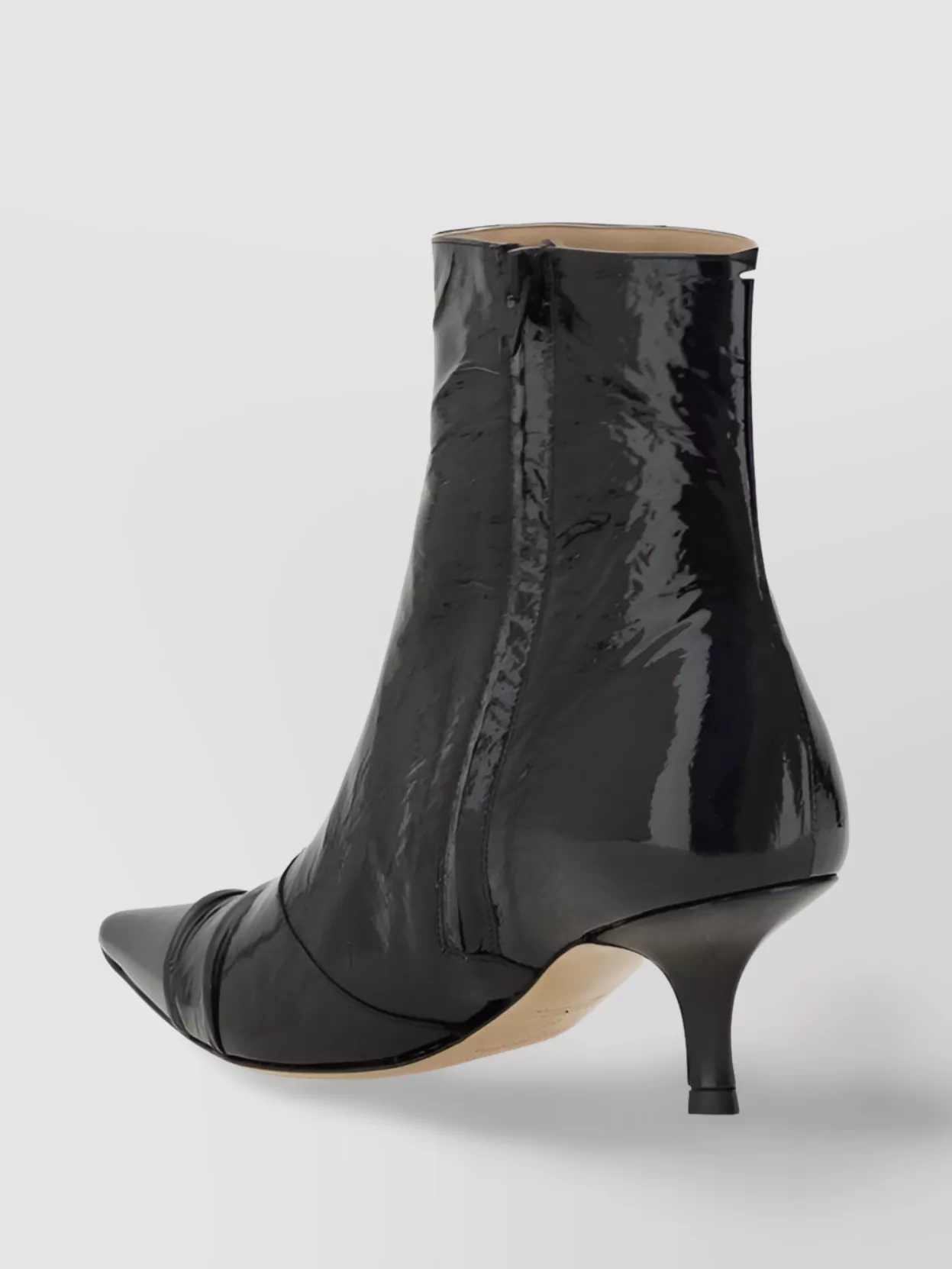 Maison Margiela Modern Patent Leather Ankle Boots