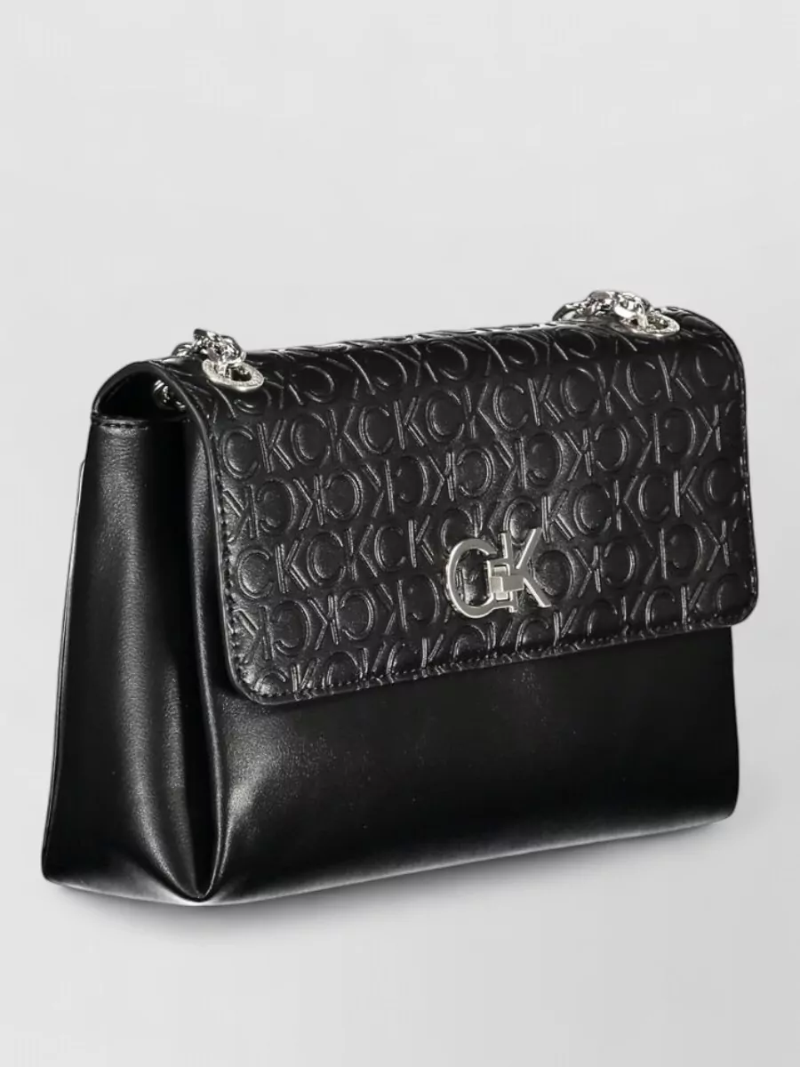 Calvin Klein leather clutch bag