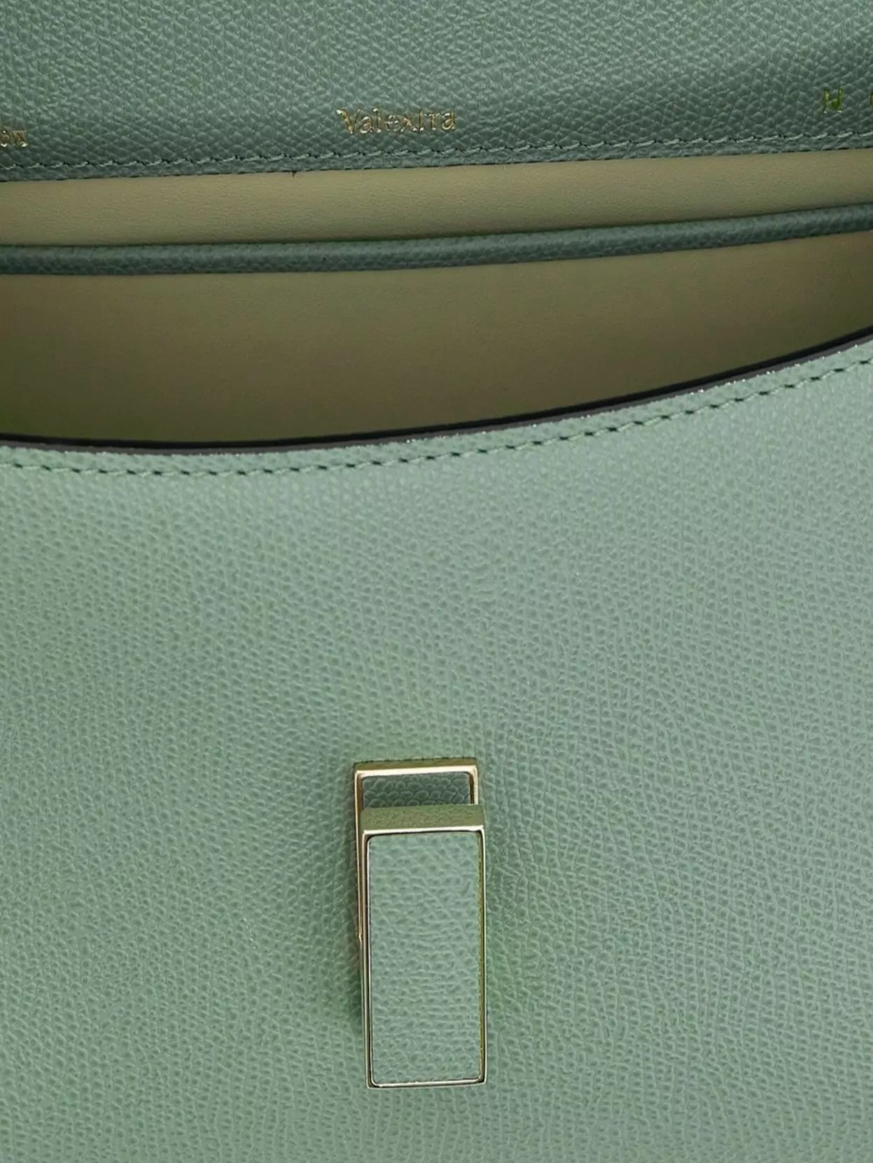 Valextra Small Handbag Textured Top Handle