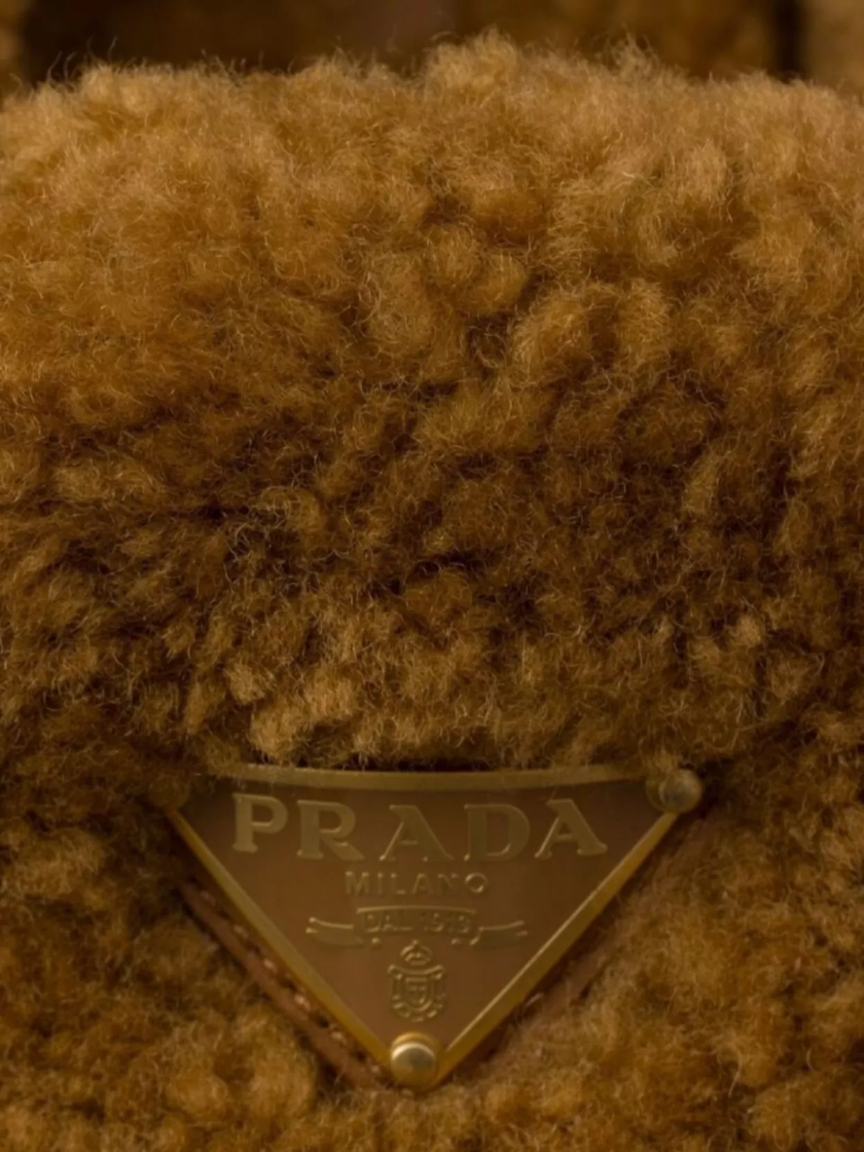 Prada Shearling Faux Fur Loafers