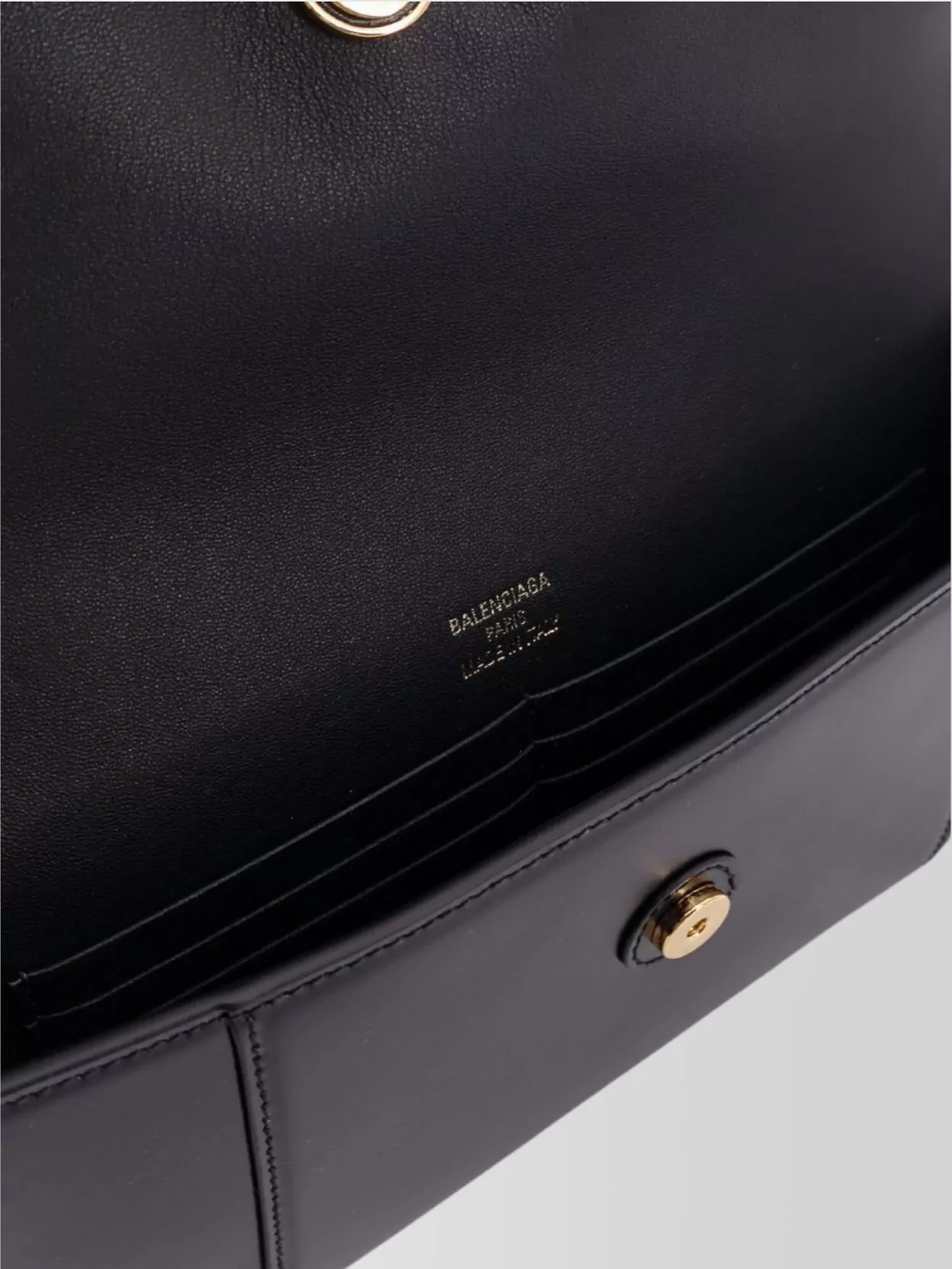 Balenciaga Horglss Poch Leather Handbag