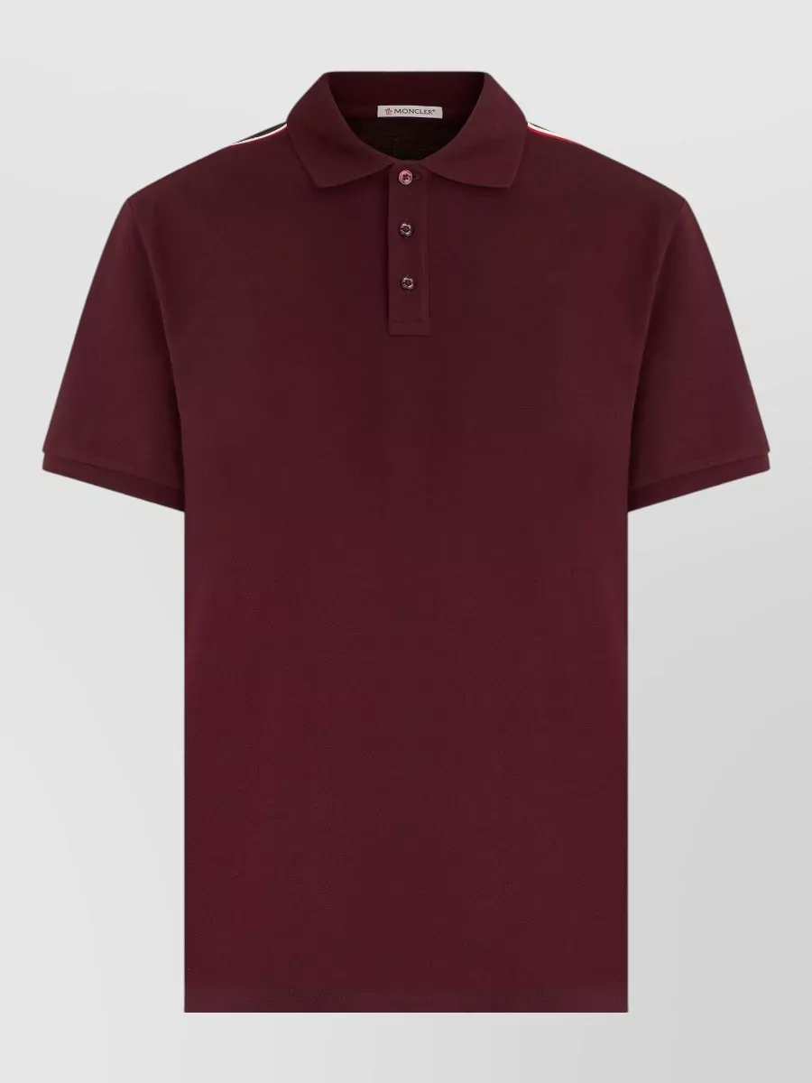 Moncler Cotton Short-Sleeve Polo Shirt