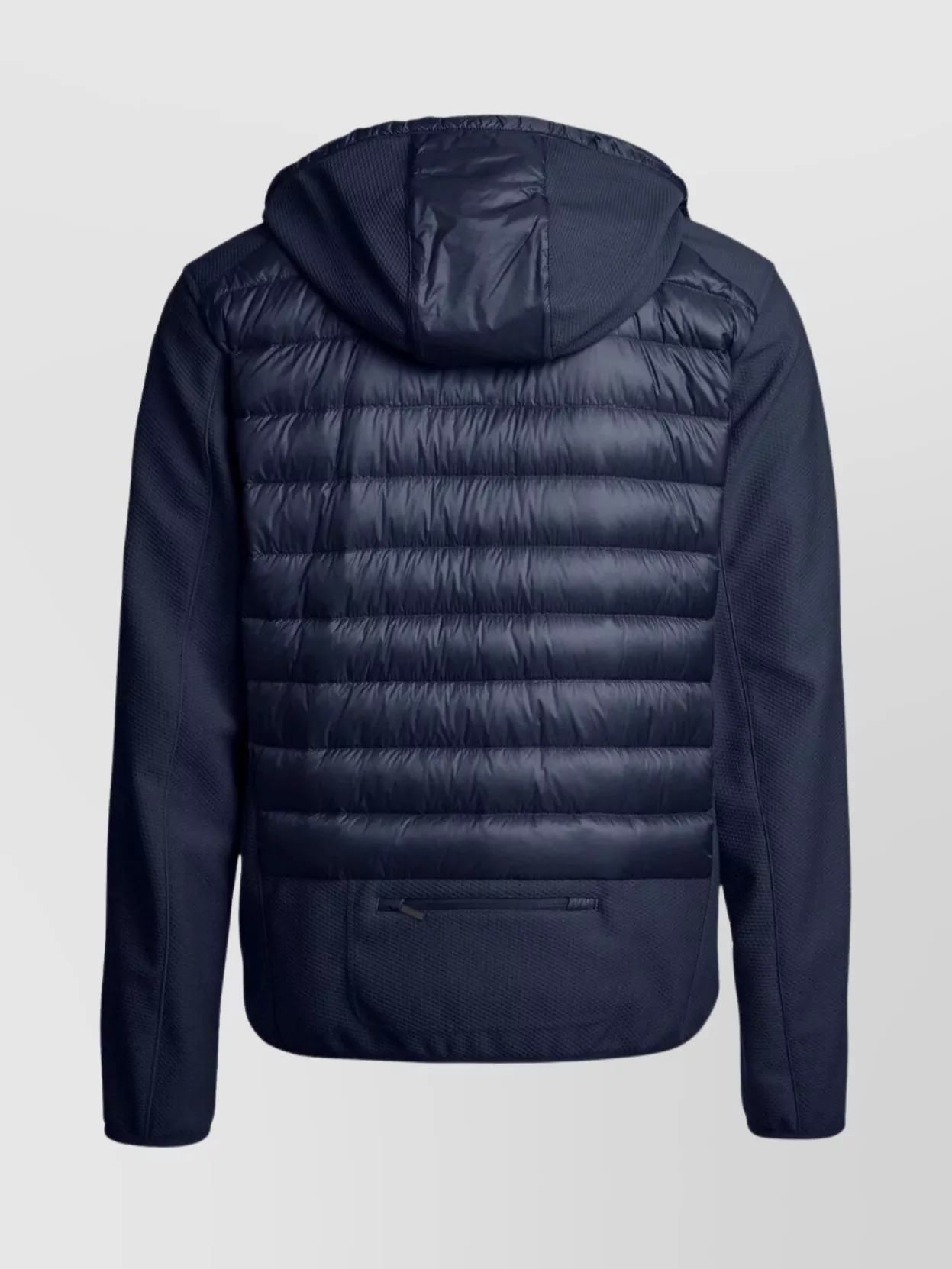 Parajumpers Slim Fit Quilted Hooded Jacket Nolan In Blue