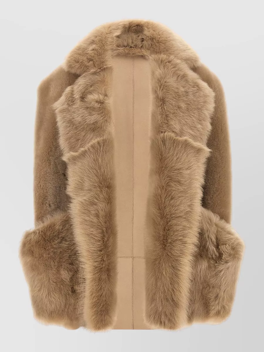 Blancha shearling sleeveless vest