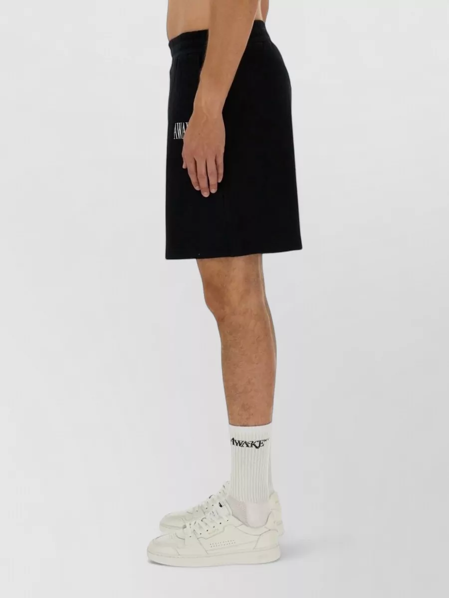 Awake Ny Cotton Fleece Regular Fit Track Shorts