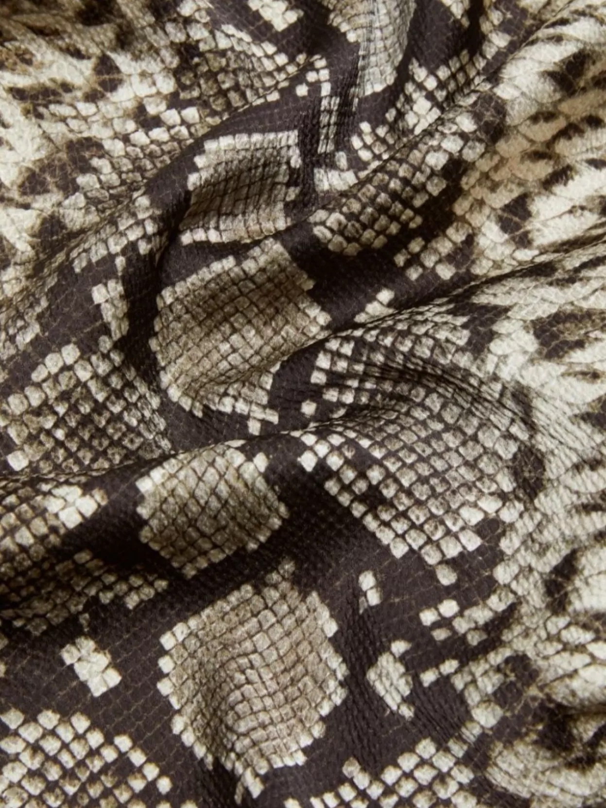 Acne Studios Snake Print Midi Dress With Side Slit