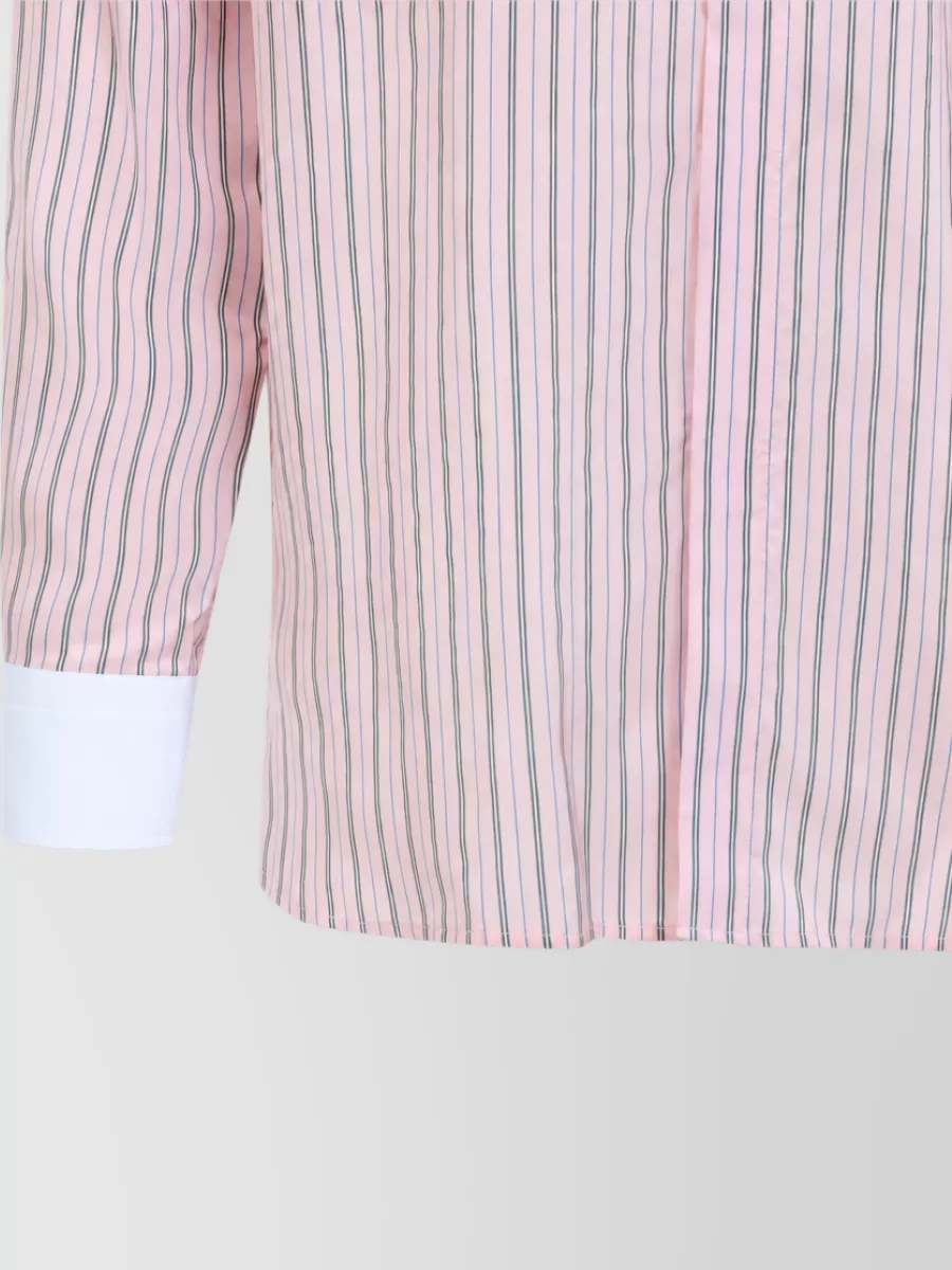 Tom Ford Silk Striped Long-Sleeve Shirt