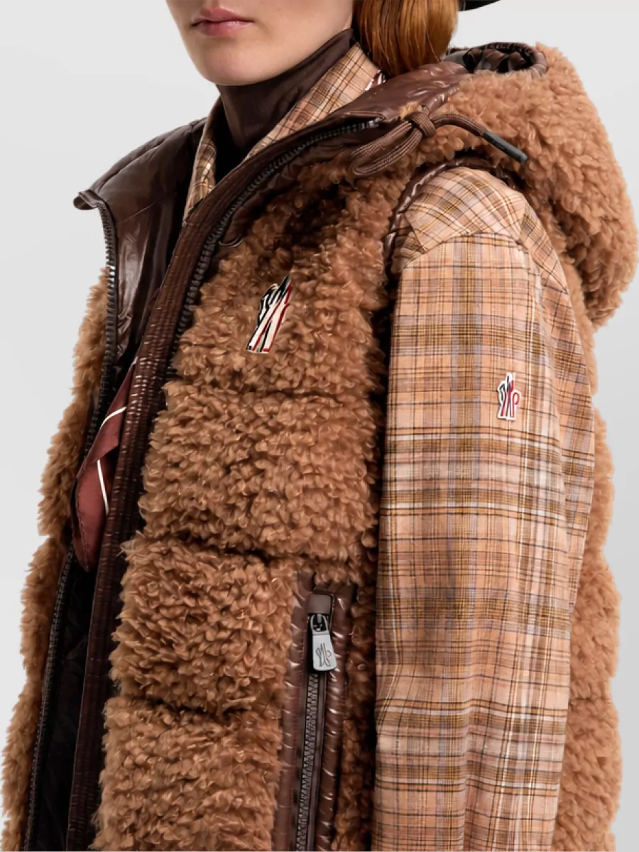 Moncler Down Teddy Hooded Gilet