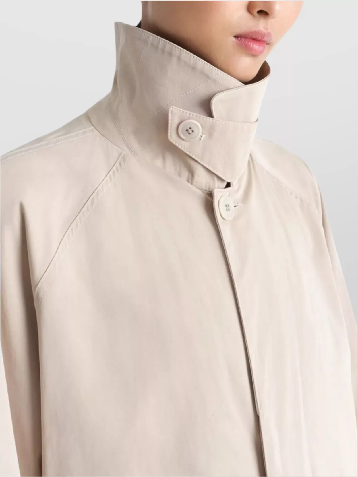 Lemaire Collar Long Raglan Pockets