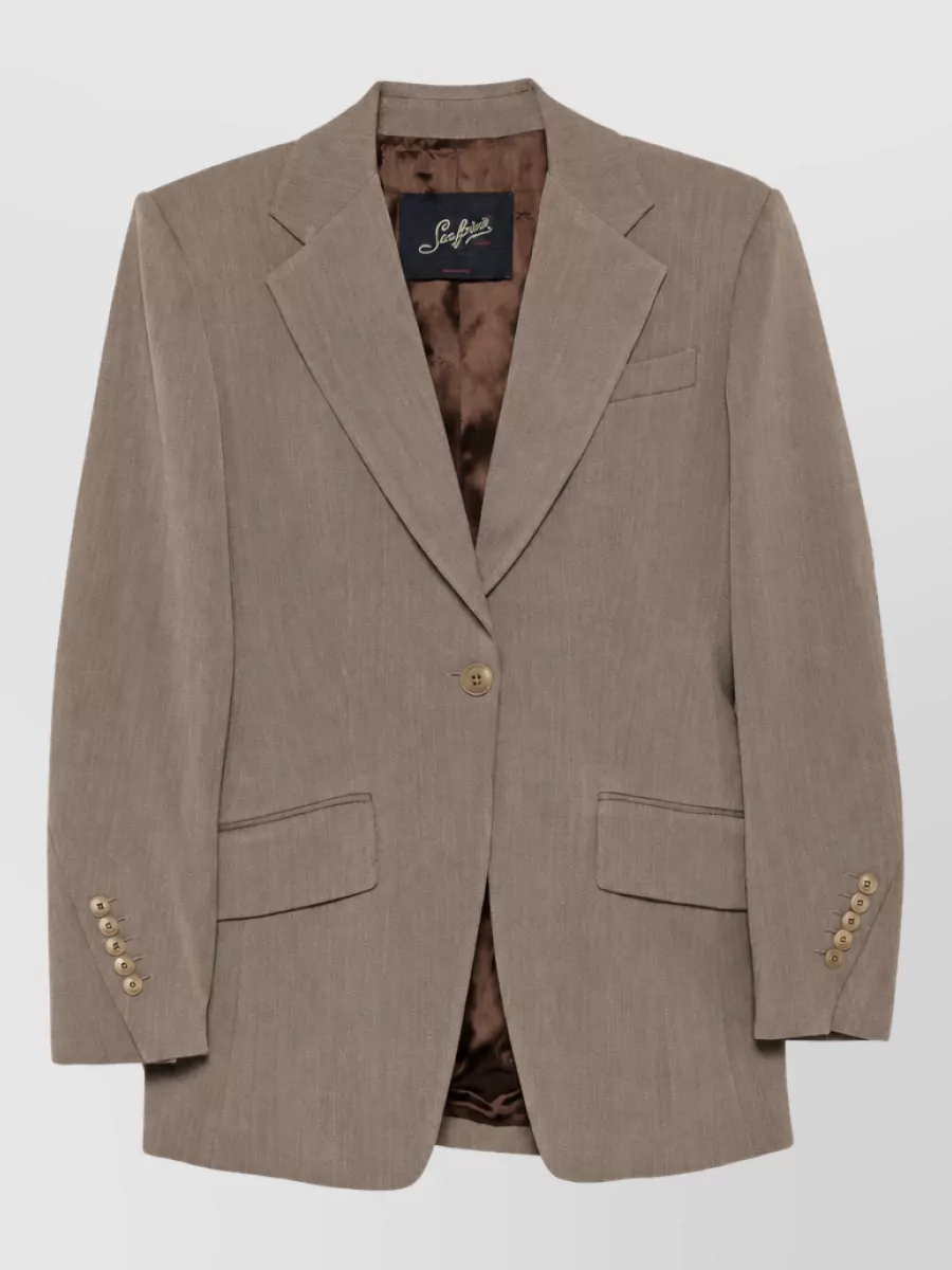 Seafarer silk suit jacket