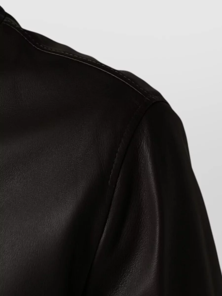 Dolce&Gabbana Leather Biker Jacket