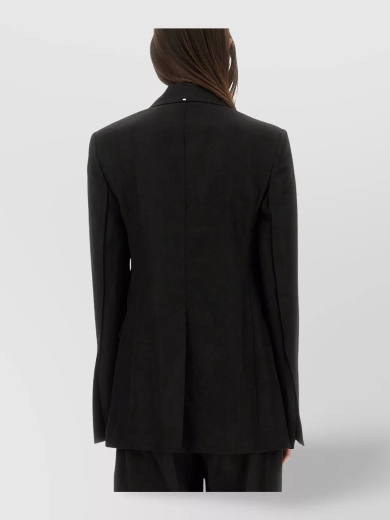 Sportmax Longline Slim Fit Jacket With Flap Pockets
