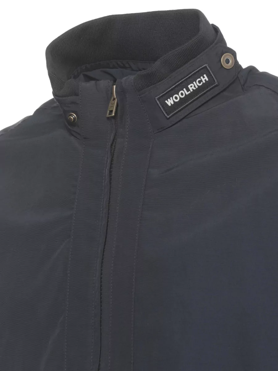 Woolrich Ribbed Trim Bomber Jacket