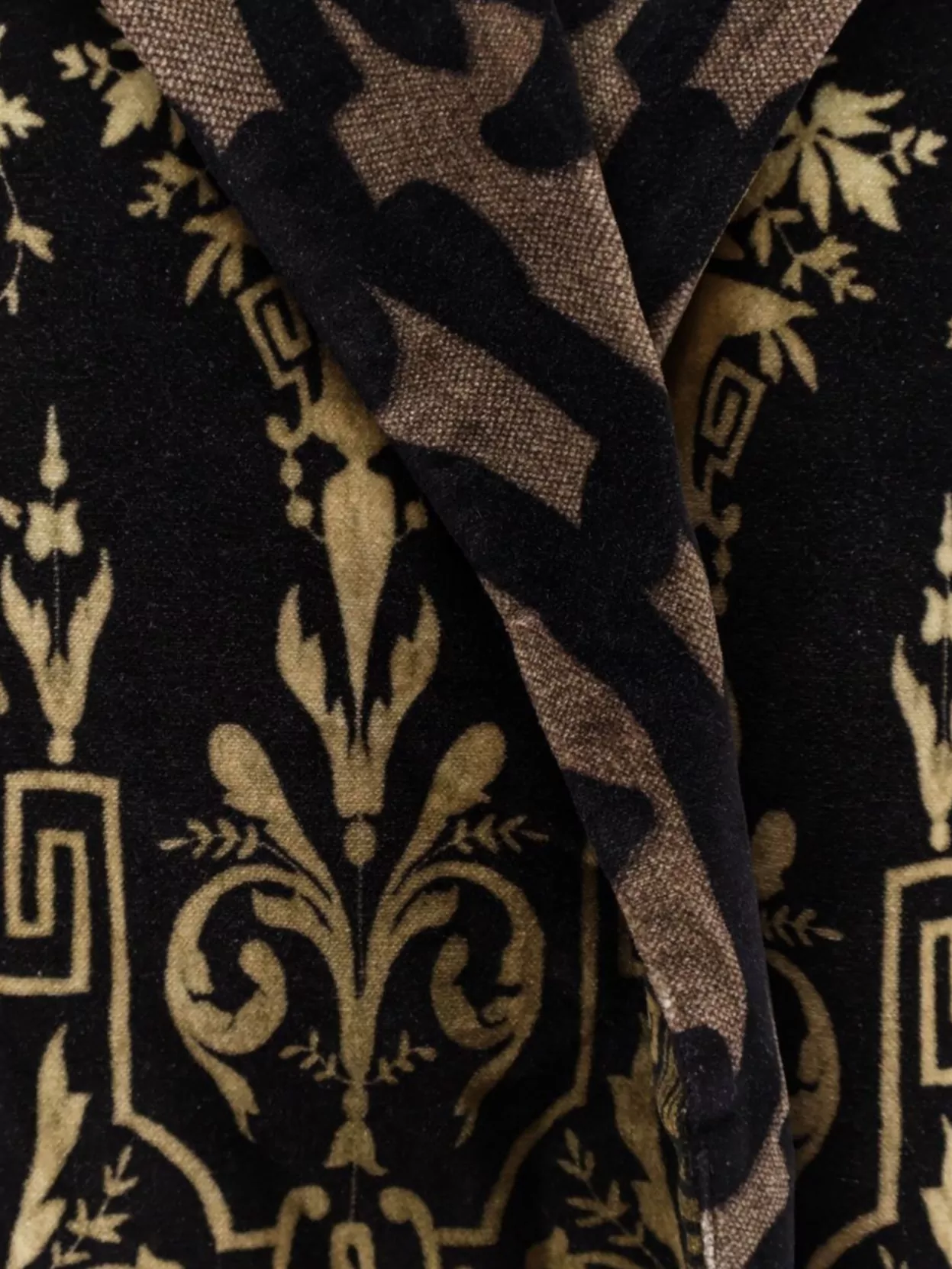 Pierre Louise Mascia Tailored Jacquard Cotton Mid-Length Coat