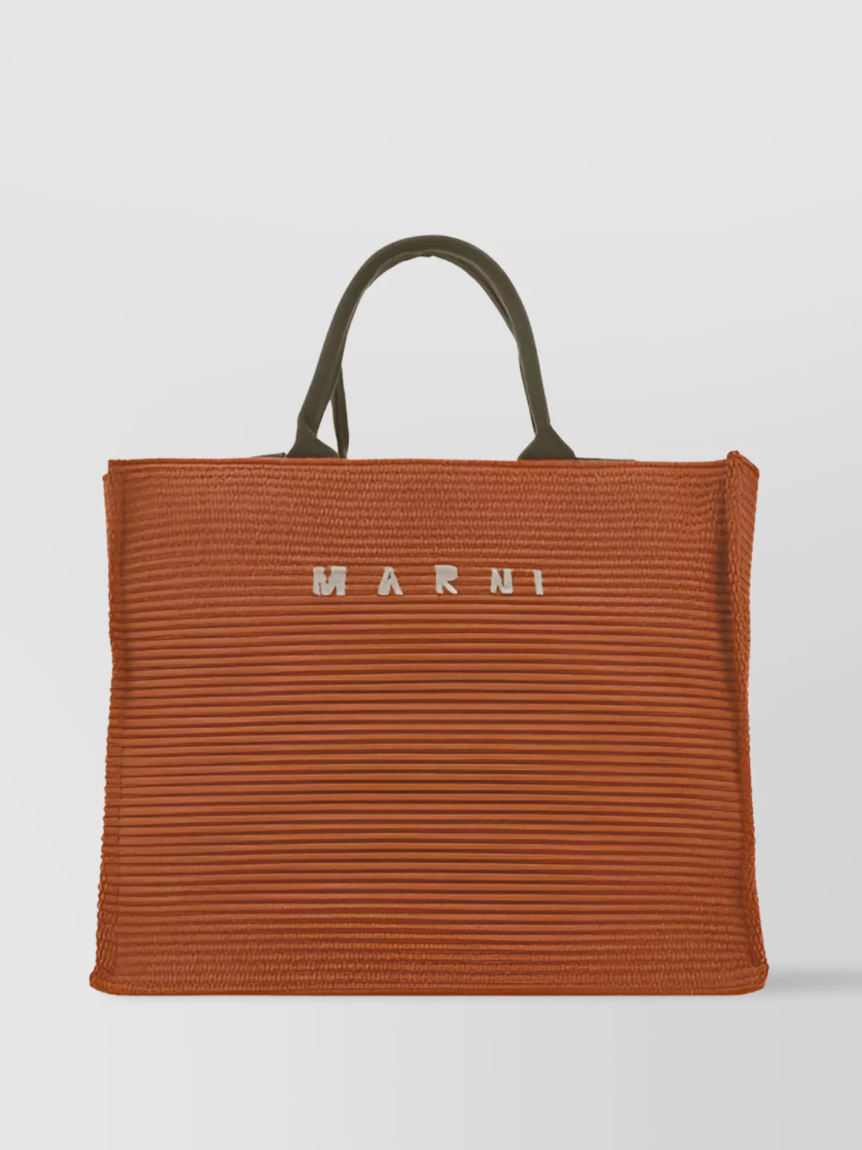 Shop Marni Cotton Tote Bag Geometric Design