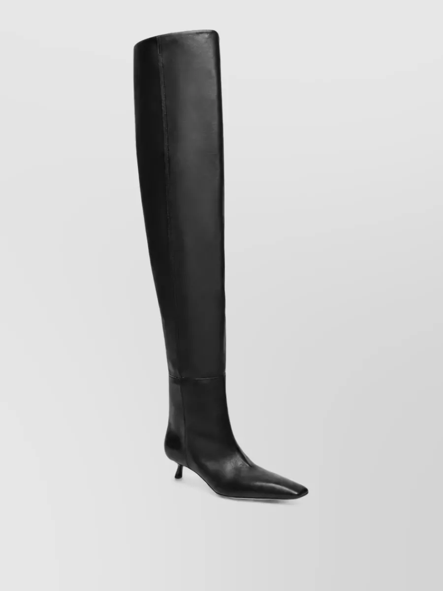 Sportmax leather high boots