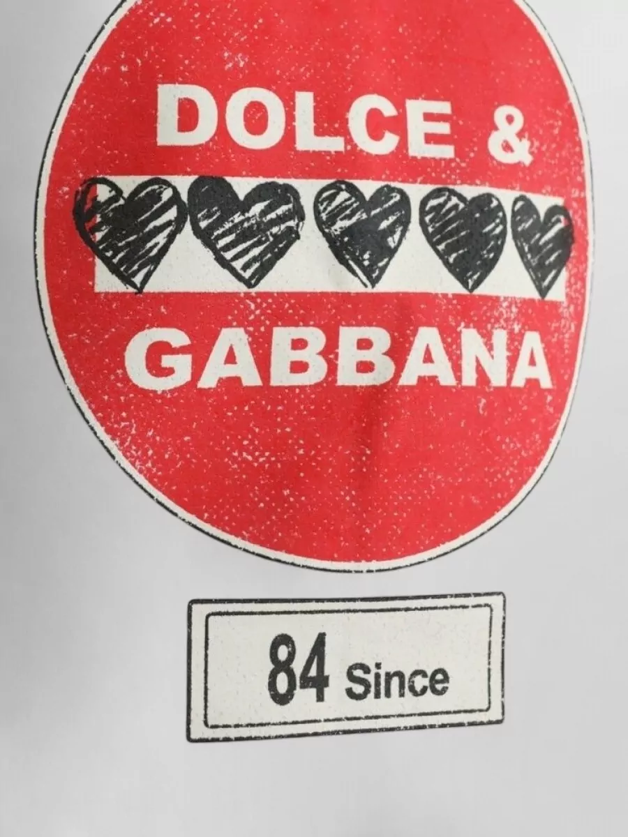 Dolce&Gabbana Cotton Printed Crewneck Short Sleeve T-Shirt