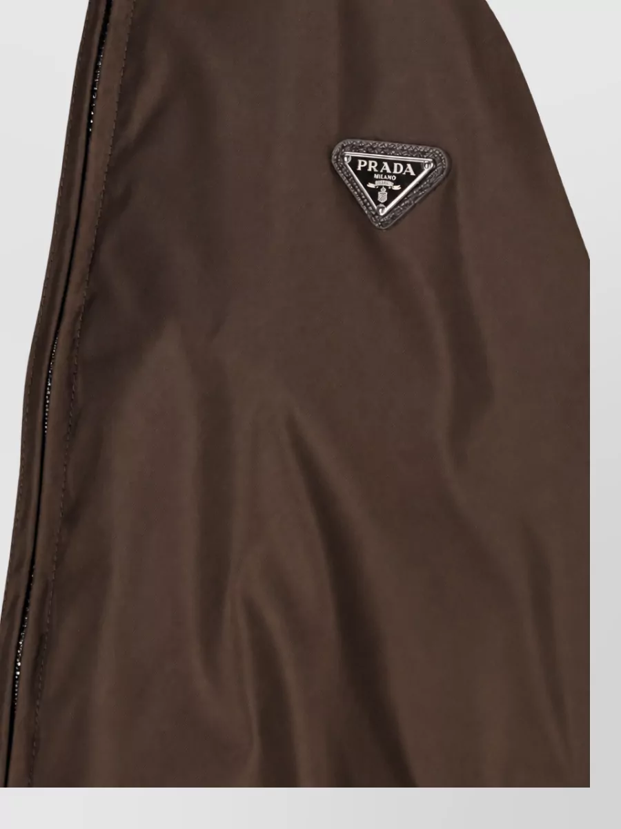 Prada High-Collar Zip Jacket