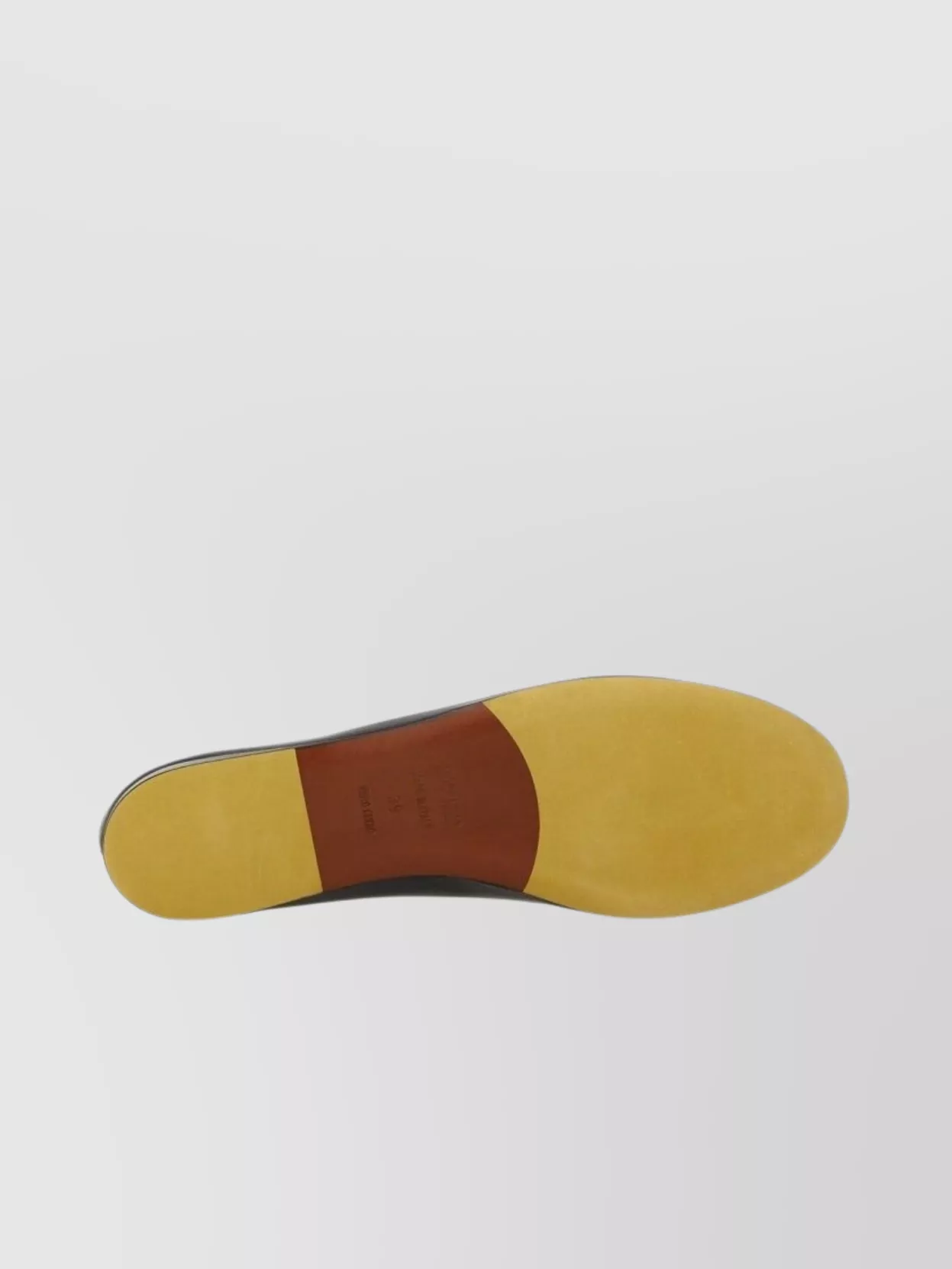 Moschino Leather Round Toe Flat Sole Dancer
