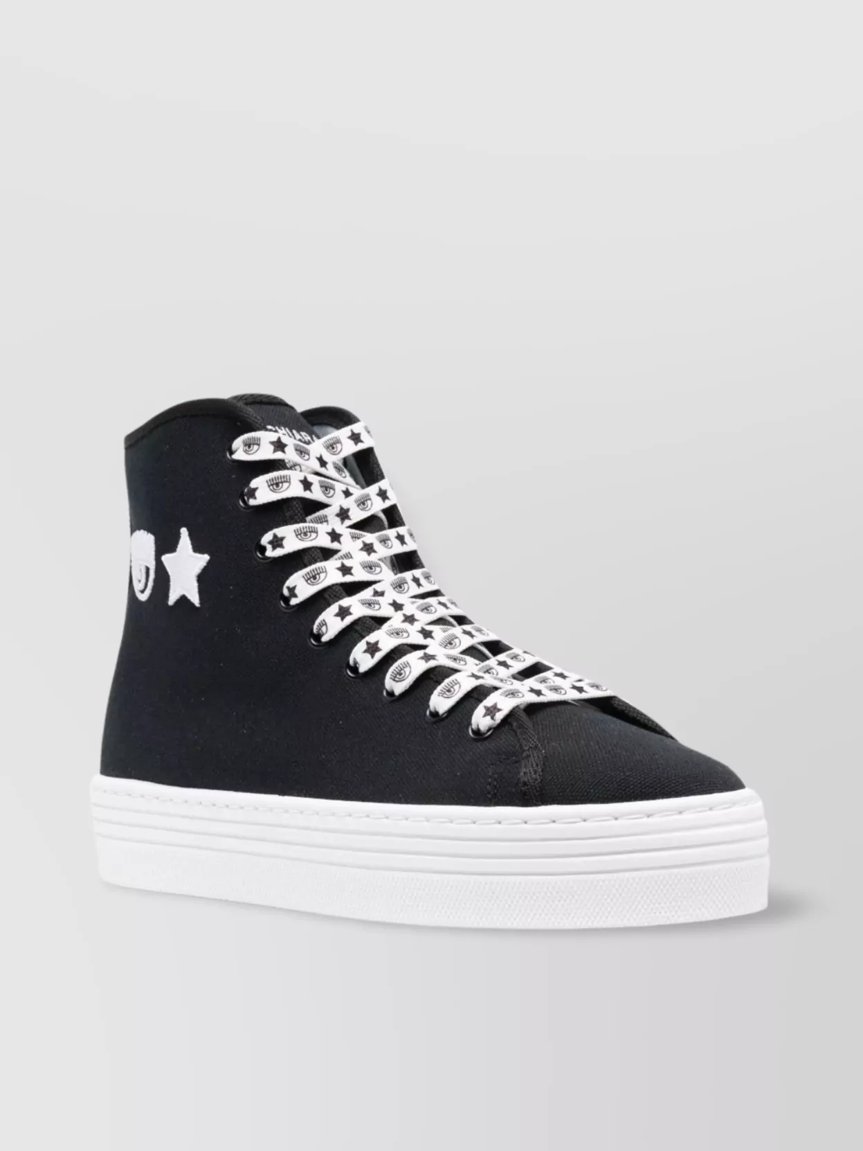 Chiara Ferragni Star Embroidered Platform Sneakers