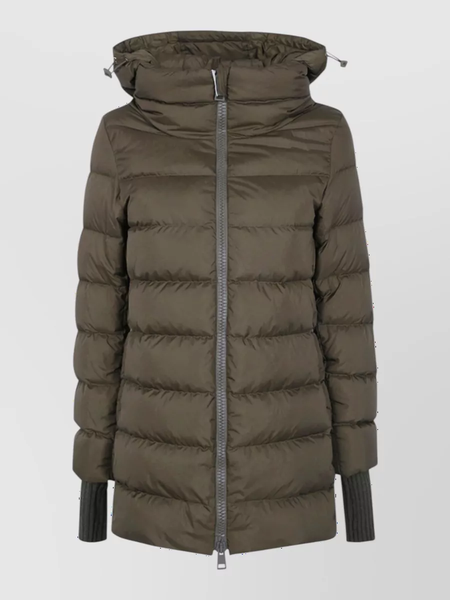 Herno quilted parka coat