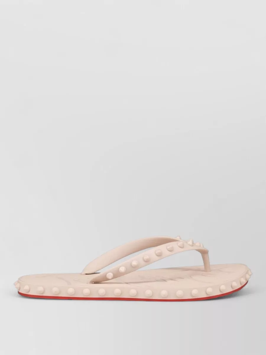 Christian Louboutin Rubber Flip Flops