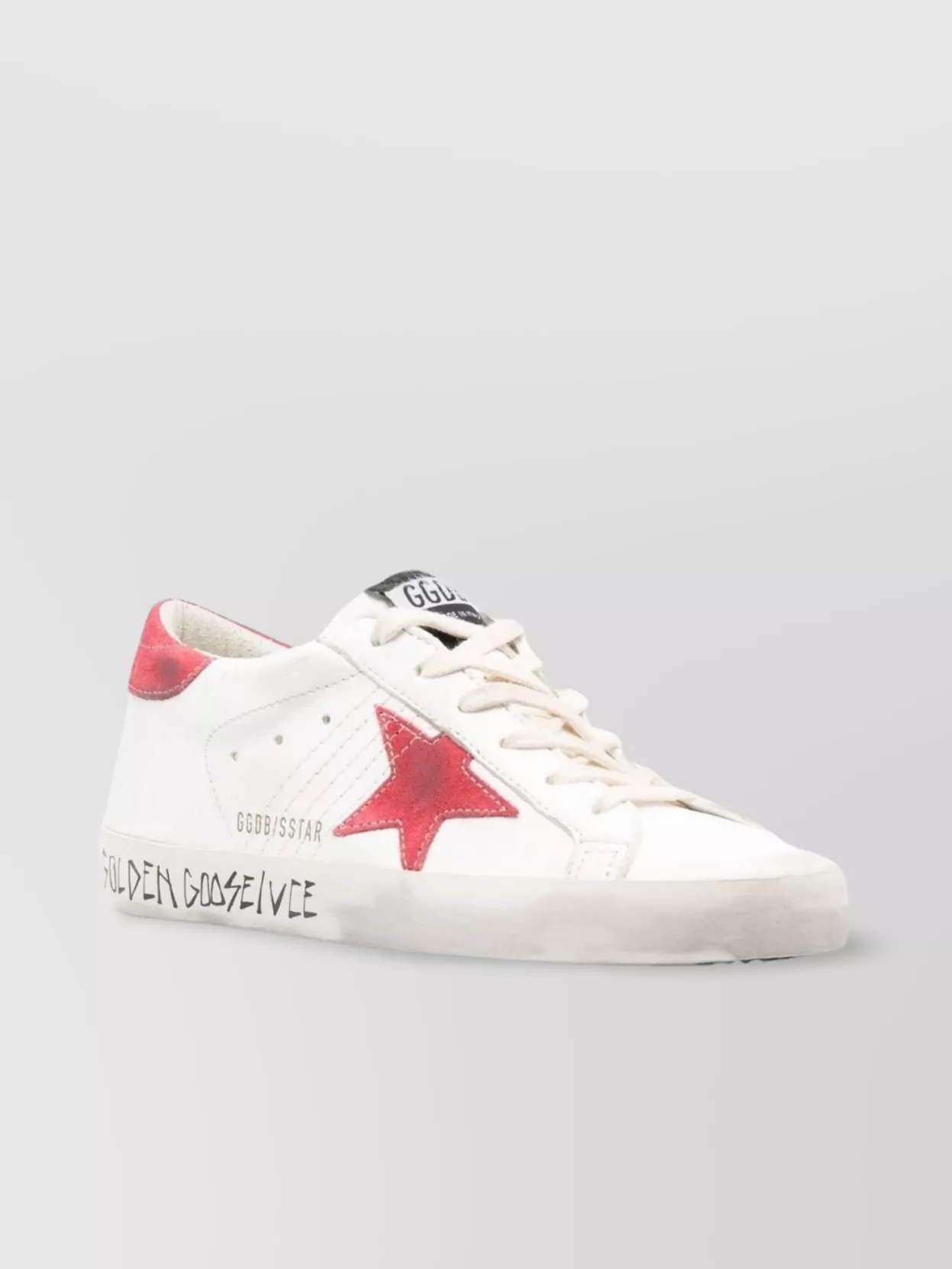 Golden Goose Contrasting Stitched Leather Sneakers