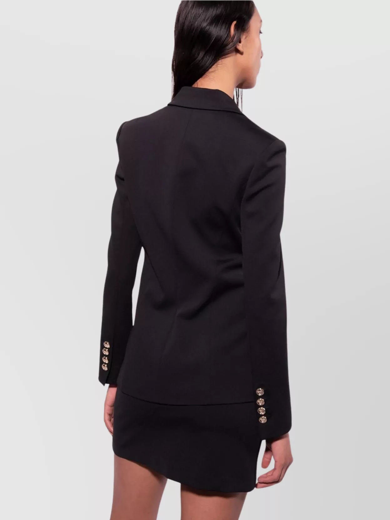 Pinko Flap Pockets Lapels Jacket For In Black