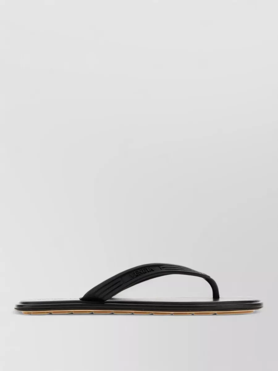 Bottega Veneta rubber thong sandals