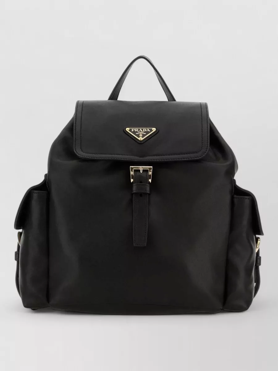 Prada explore medium leather backpack