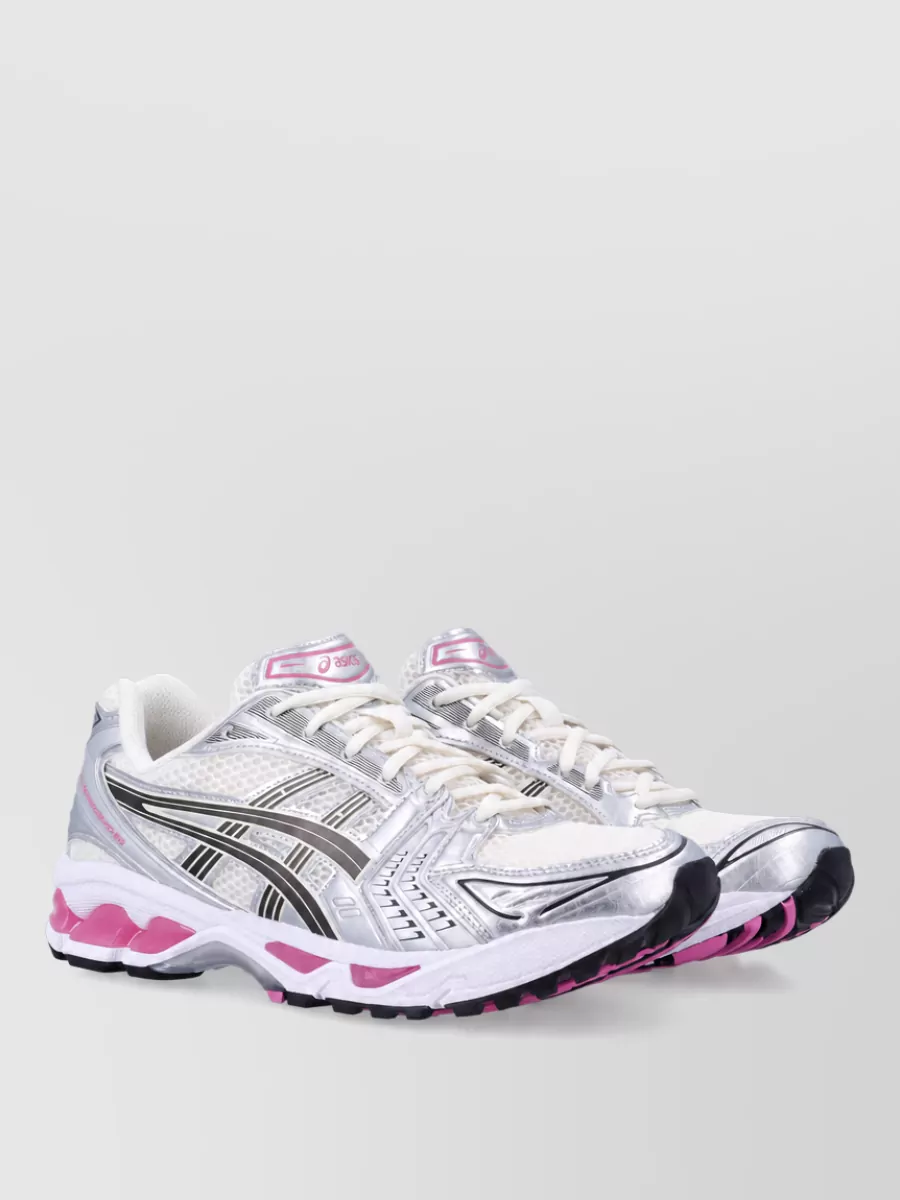 Asics Synthetic Leather Lace-Up Sneakers