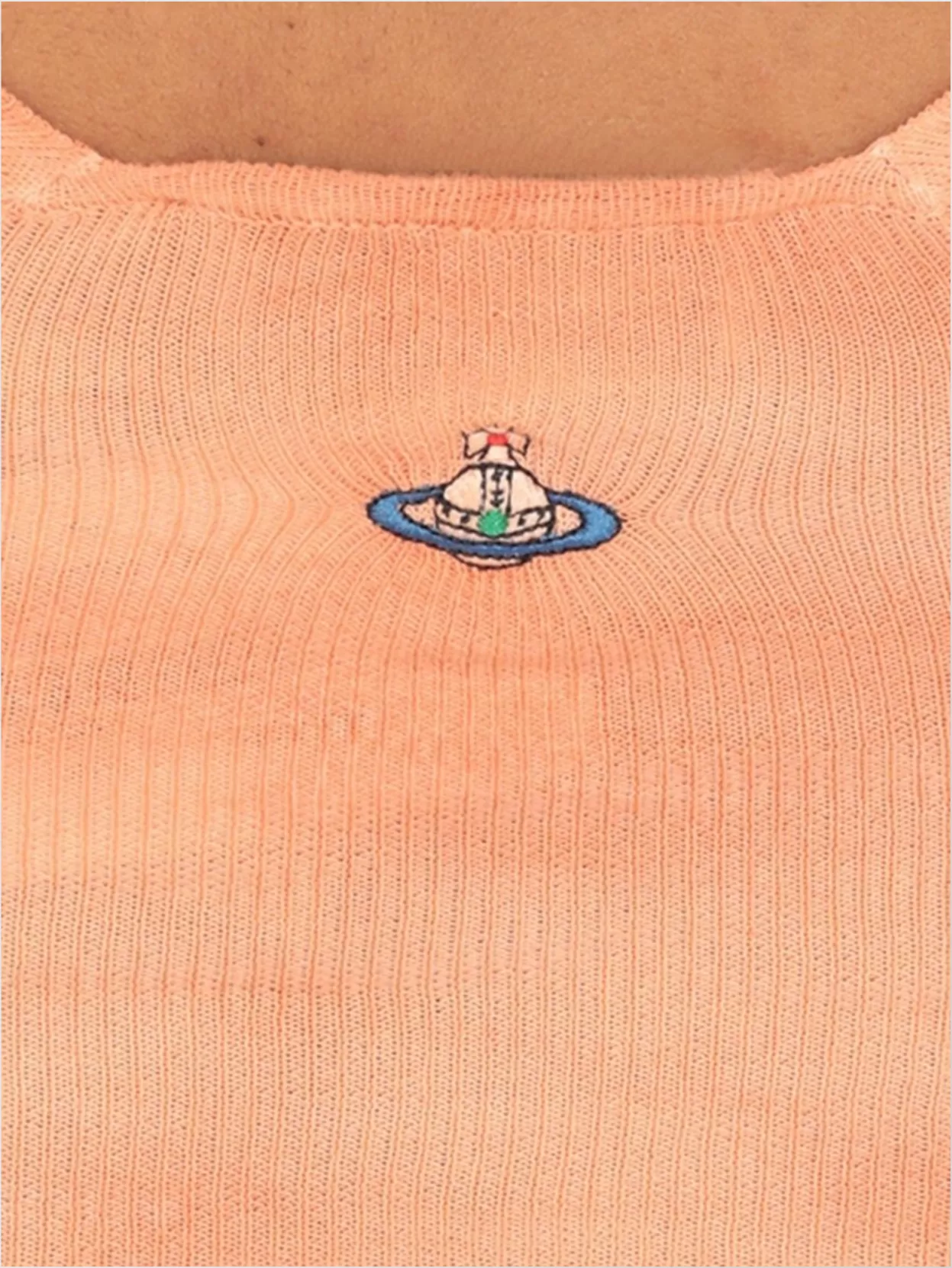 Vivienne Westwood Embroidered Logo Sleeveless Top