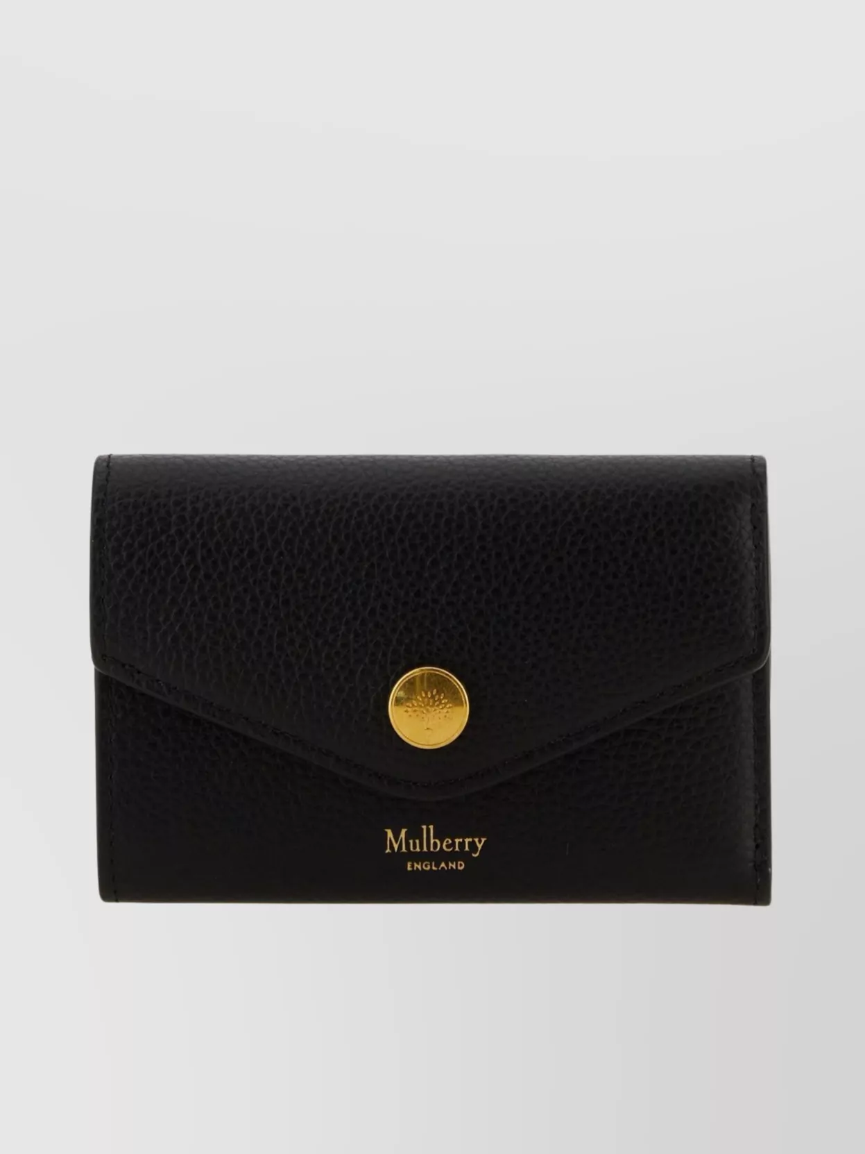 Mulberry Leather Foldover Top Purse