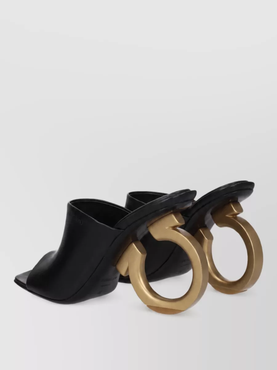 Ferragamo Leather Mules