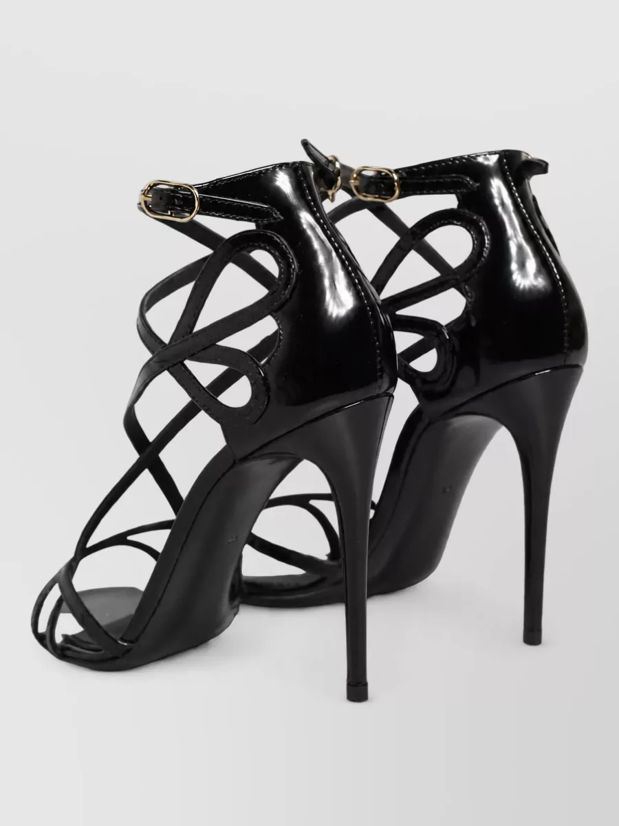Dolce&Gabbana Leather Stiletto Heel Sandals